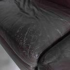 Modulaire Mid-century Vintage Zitbank In Leer Genaamd 'jeep' Ontworpen Door Durlet thumbnail 9