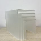 Set Of 4 Lucite Nesting Tables , 1970S thumbnail 11