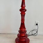 Xl Vintage Keramiek Vloerlamp Hustadt Leuchten Jaren 60 thumbnail 9