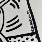Keith Haring (1958-1990). Untitled,1984, Copyright Keith Haring Foundation, Printed In The Uk thumbnail 5
