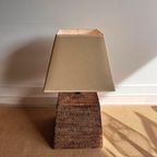 Xxl Rotan Rieten Lamp Birma Vintage thumbnail 4