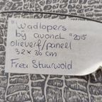 Prachtig Schilderij Van Wadlopers Door Frea Stuurwood thumbnail 6