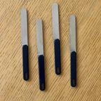 Vintage Cutlery Set Wiht Navy Handle thumbnail 5
