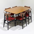 Vintage Uitklapbare Eettafel, G-Plan - Brits Design, Ovaal, Jaren '60 | 01449 thumbnail 11