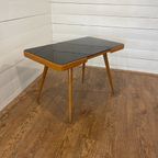 Original 60'S Coffee Table By Jiri Jiroutek With Black Glass Plate thumbnail 4