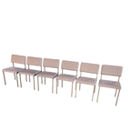 6 X No. 33 Dining Chair By Gijs Van Der Sluis For Van Der Sluis Stalen Meubelen, 1960s thumbnail 8