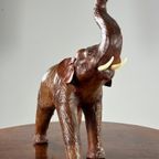 Olifant Klassiek Leder Decoratie Engels thumbnail 7