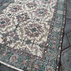 Blauw Vintage Yuruk Vloerkleed 113 X 210 Cm thumbnail 4