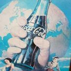 Vintage Coca Cola Poster Uit 1982, Mooi Ingelijst 👌 thumbnail 7