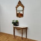 Barok Rococo Wandconsole Sidetable Met Marmer Blad En Spiegel 02 thumbnail 16