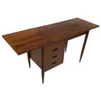 Vintage Bureau Uitschuifbaar Drop Leaf Jaren 60 Hmf Design thumbnail 6