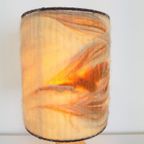 Vintage Sculptuur Tafellamp Natuursteen Wol 1970 Art Piece thumbnail 3