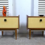 Mooie Vintage Highboard Midcentury Retro Buffet Wandkast thumbnail 12