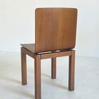 Set Van 6 Minimalistische Italiaanse Vintage Eetkamerstoelen thumbnail 10