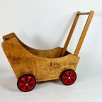 Dutch Design - Ado - Houten Speelgoed - Ko Verzuu - Kinderwagen - 'De Stijl' - Gerrit Rietveld Ge thumbnail 3