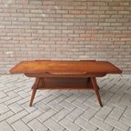 Vintage Salontafel Omkeerbaar Blad Teakhouten Salontafel thumbnail 8