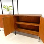 Vintage Simpla Lux Kast Wandmeubel Dressoir Jaren 60 Teak thumbnail 9