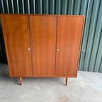 Vintage Deens Design Teak Kledingkast Driedeurs Jaren 60 thumbnail 7