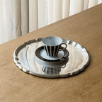 Vintage Silver-Plated Ornate Edge Tray thumbnail 2