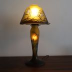 Art Nouveau Tafellamp In Gallé Stijl, Eind 20e Eeuw. thumbnail 7