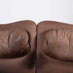 Vintage Aniline Leather 2-seats Sofa From 1970’s thumbnail 10
