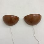 Set Of 2 Ceramic Wall Lights Sconce , 1970S thumbnail 7