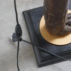 Prachtige Handgesneden Antieke Houten Staande Lamp Met Leeuwenkop thumbnail 12
