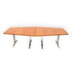 Grote Vintage Vergadertafel / Eettafel Van Lübke Uit De Jaren ’70 thumbnail 4