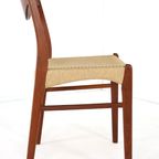 Set 4 Glyngore Arne Wahl Iversen Gs61 Stoelen Vintage Deens 'naerem' thumbnail 7
