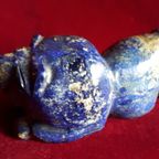 Sassanische/perzische (4/7e Eeuw) Lapis Lazuli Leeuw Amulet thumbnail 2