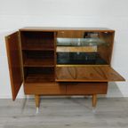 Vintage Highboard Wandkast Barkast Teak thumbnail 6