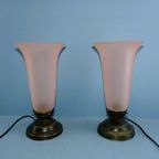 2 Leuke Roze Tafel Of Bedlampen thumbnail 4
