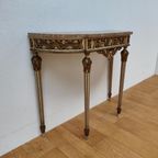Barok Rococo Wandconsole Sidetable Met Marmer Blad En Spiegel 03 thumbnail 5