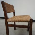 Wenge & Wicker Dining Chairs Set Of 8 'se82' Design By Martin Visser, 1970s thumbnail 7
