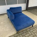 4x6 sofa - X5 Chaise Longue (links) Blauw Velours thumbnail 7
