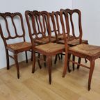 Set Vintage Stoelen Eettafelstoelen Eetkamerstoelen Set Prijs thumbnail 10