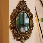 Rococo Vergulde Bronzen Spiegel thumbnail 5
