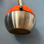 Oranje Mid Century Eyeball Wandlamp / Hengel Light thumbnail 11