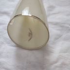 Vintage Fifties '50 X 4 Hanglamp & Wandlamp Glazen Lampenkap Schuin Afgesneden Kap thumbnail 9