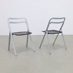 2x Design Klapstoel Giorgio Cattelan Cidue, 1970s (setprijs) thumbnail 11