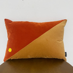 Polspotten Cushion Velvet Gold/Rust 40/60 thumbnail 2