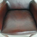 Prachtige Eetkamerstoelen Van Schapenleer (Set Van 4 Stoelen) thumbnail 12