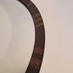 Vintage Ovale Spiegel Met Bruine Rand Jaren 70 thumbnail 8