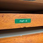Vintage Eiken Archiefkast, Jaren 60 thumbnail 7
