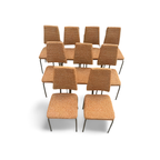 Mid-Century Beige, Bronskleurig Eetkamerstoel thumbnail 12