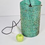 Vintage Hanglamp Polyester Sugar Tube Groen Suiker ‘60 Lamp thumbnail 12