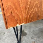 Vintage Teaken Vitrinekast / Hoekkast / Etagere Dyrlund thumbnail 10