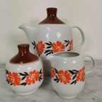 Vintage Koffieservies 9 Delig Kop En Schotel Porseleinservies Thee thumbnail 3