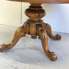 Antieke Noten Tafel Queen Anne Barok Salontafel thumbnail 5