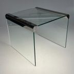 Glazen Bijzettafel, Galotti & Radice, 1970'S Italië thumbnail 12